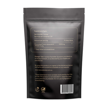 Resveratrol Powder - 100% Pure & Micronised - Lab Tested